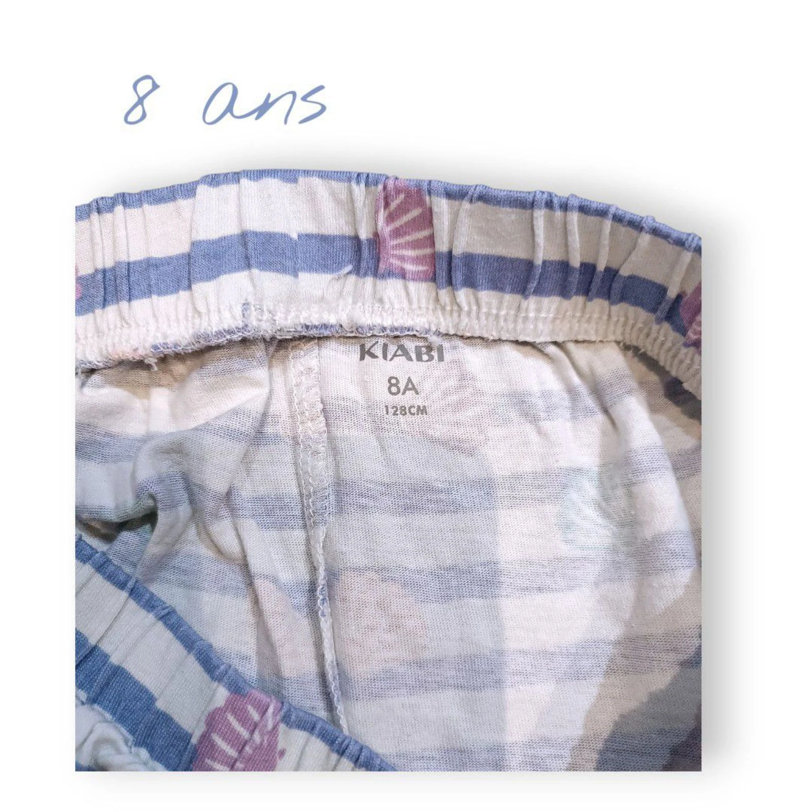🌊🐚 lichte short met schelpen – zomer & comfort – 8 jaar 🐚🌊 – photo 3